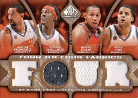 2009-10 SP Game Used 4 on 4 Fabrics #FFCHAWAS 36/65