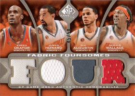 2009-10 SP Game Used Fabric Foursomes #F4HOBA 45/50