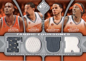 2009-10 SP Game Used Fabric Foursomes #F4HOBA 049/199
