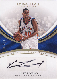 2016-17 Immaculate Collection Heralded Signatures Gold #33 03/10