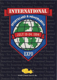 1994 Classic International Promos #4 BK